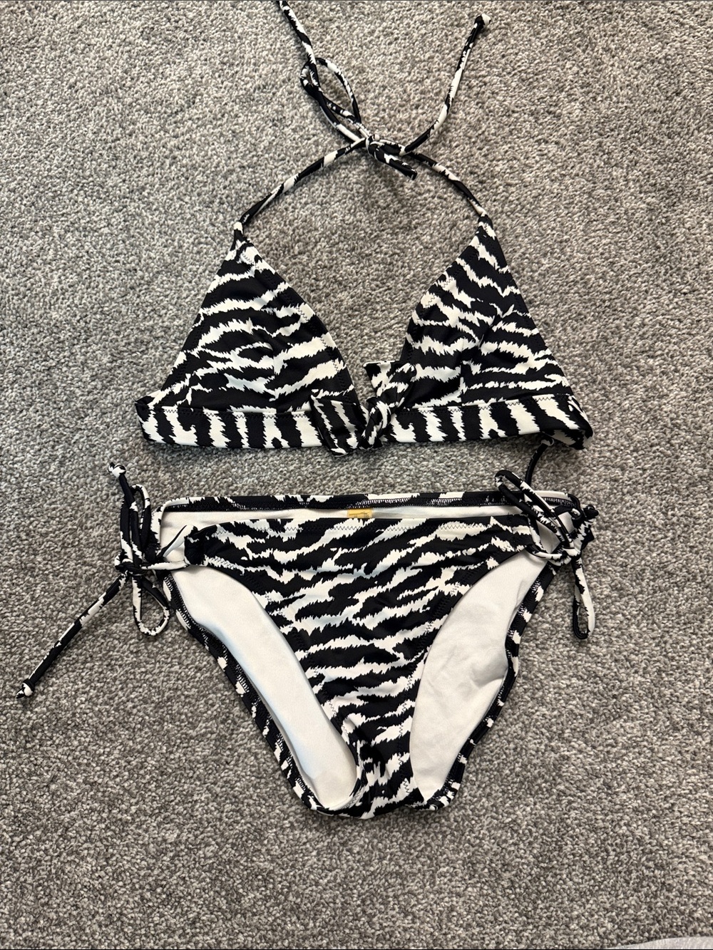 Victoria’s Secret Zebra Print Triangle Bikini